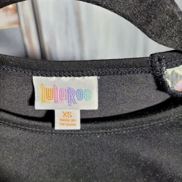 LulaRoe Randy Baseball Tee Top 3/4 Length Sleeves - Picture 4 of 6